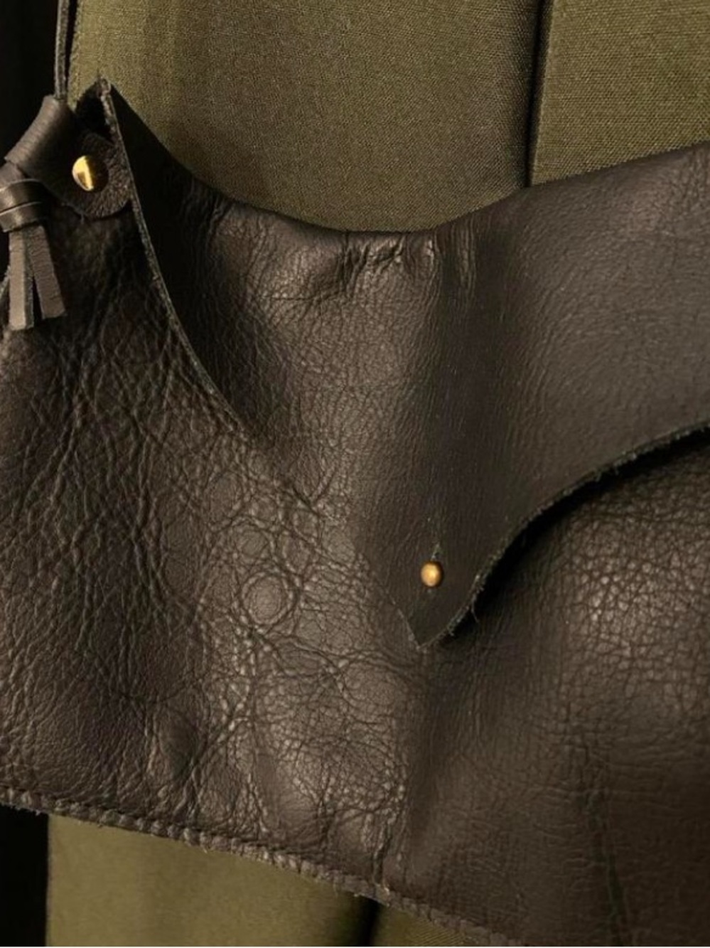 Women’s Black Leather Shoulder Bag